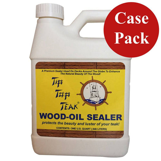 Tip Top Teak Tip Top Teak Wood Oil Sealer - Quart - *Case of 12* [TS 1001CASE] - Twin Screws Marine Service