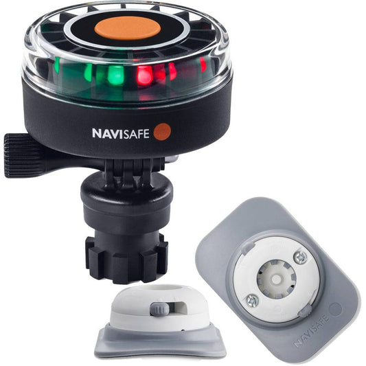 Navisafe Navilight 2NM Tricolor w/Navimount Base  RIB Mount - White [340KIT4] - Twin Screws Marine Service