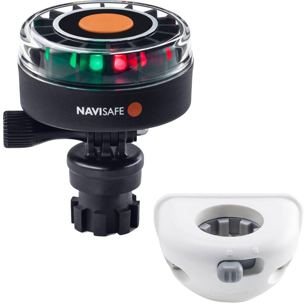 Navisafe Navilight 2NM Tricolor w/Navimount Base  Vertical Mount - White [340KIT6] - Twin Screws Marine Service