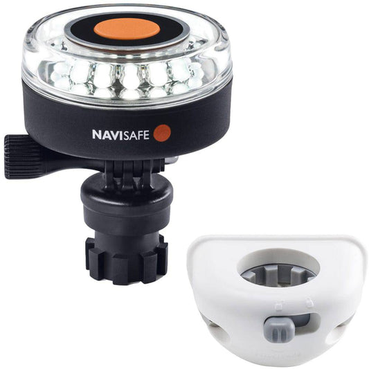 Navisafe Navilight 360 2NM White w/Navimount Base  Vertical Mount - White [040KIT6] - Twin Screws Marine Service