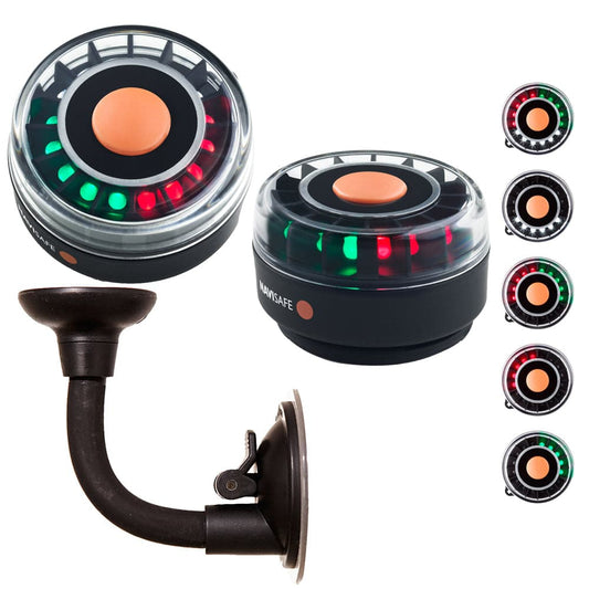 Navisafe Portable Navilight 2NM - TriColor w/Bendable Suction Cup Mount [305KIT2] - Twin Screws Marine Service