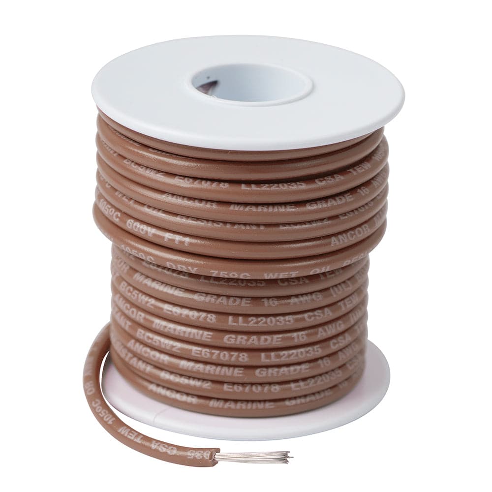 Ancor Tan 16 AWG Tinned Copper Wire - 100 [101810] - Twin Screws Marine Service