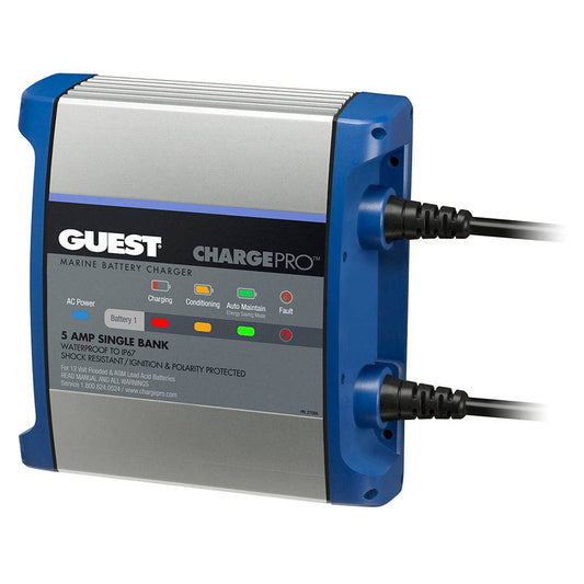 Guest On-Board Battery Charger 5A / 12V - 1 Bank - 120V Input [2708A] - Twin Screws Marine Service