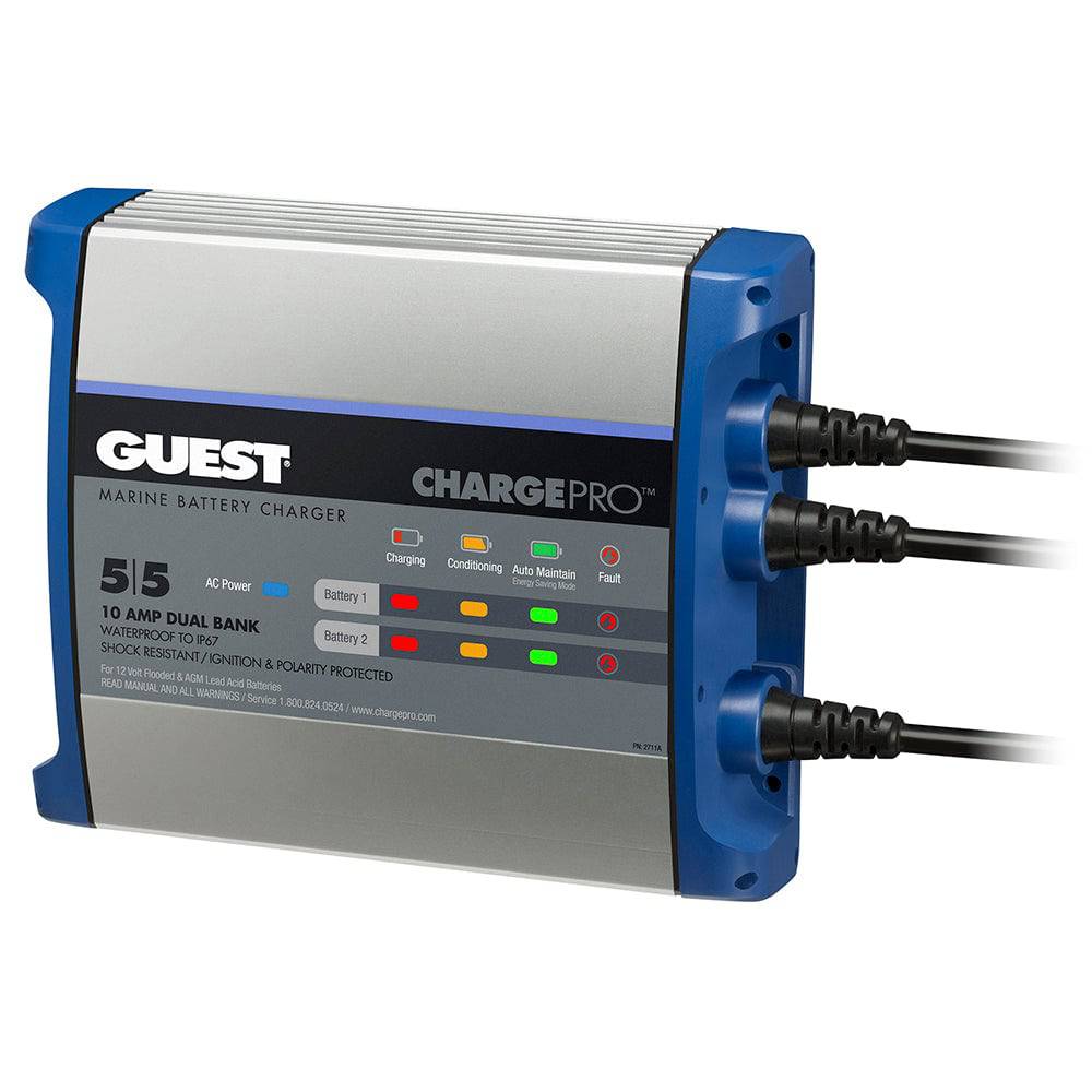 Guest On-Board Battery Charger 10A / 12V - 2 Bank - 120V Input [2711A] - Twin Screws Marine Service