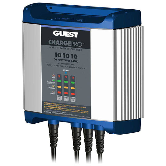 Guest On-Board Battery Charger 30A / 12V - 3 Bank - 120V Input [2731A] - Twin Screws Marine Service