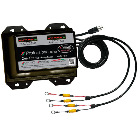 Dual Pro Professional Series Battery Charger - 30A - 2-15A-Banks - 12V/24V [PS2] - Twin Screws Marine Service