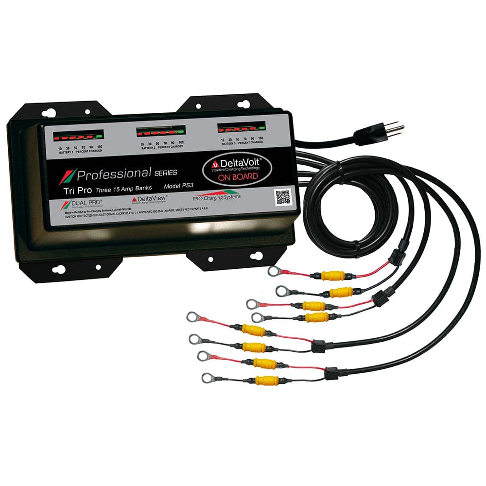 Dual Pro Professional Series Battery Charger - 45A - 3-15A-Banks - 12V-36V [PS3] - Twin Screws Marine Service