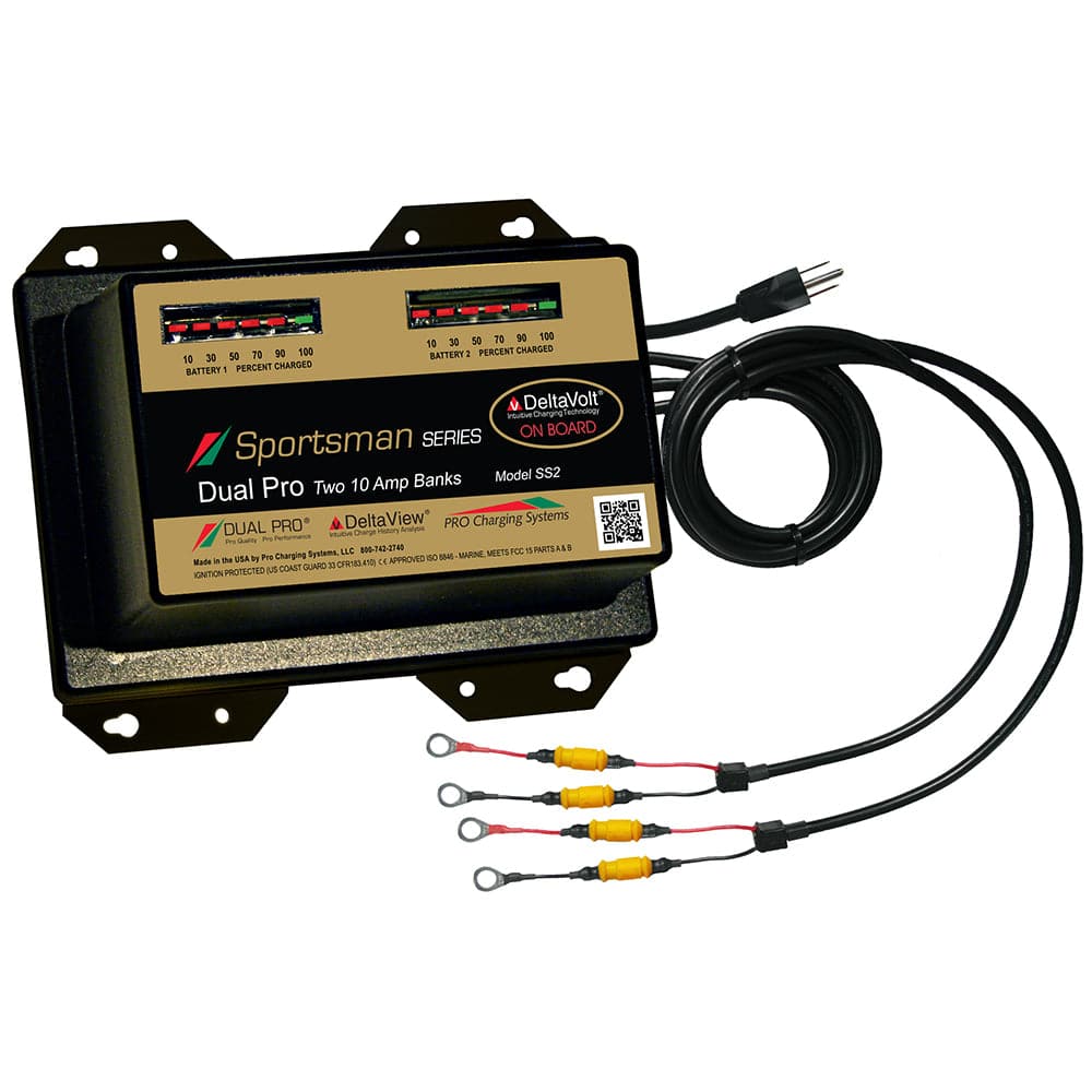 Dual Pro Sportsman Series Battery Charger - 20A - 2-10A-Banks - 12V/24V [SS2] - Twin Screws Marine Service