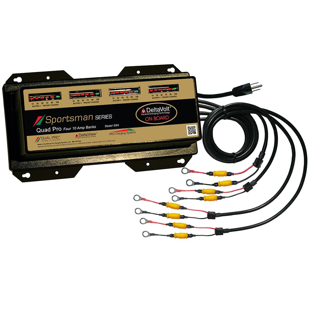 Dual Pro Sportsman Series Battery Charger - 40A - 4-10A-Banks - 12V-48V [SS4] - Twin Screws Marine Service
