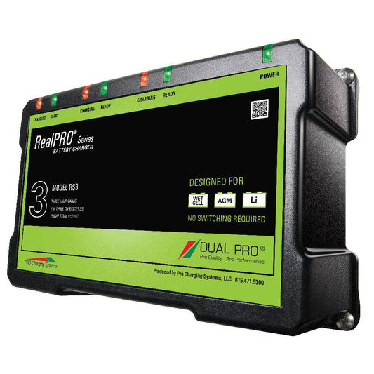 Dual Pro RealPRO Series Battery Charger - 18A - 3-6A-Banks - 12V-36V [RS3] - Twin Screws Marine Service