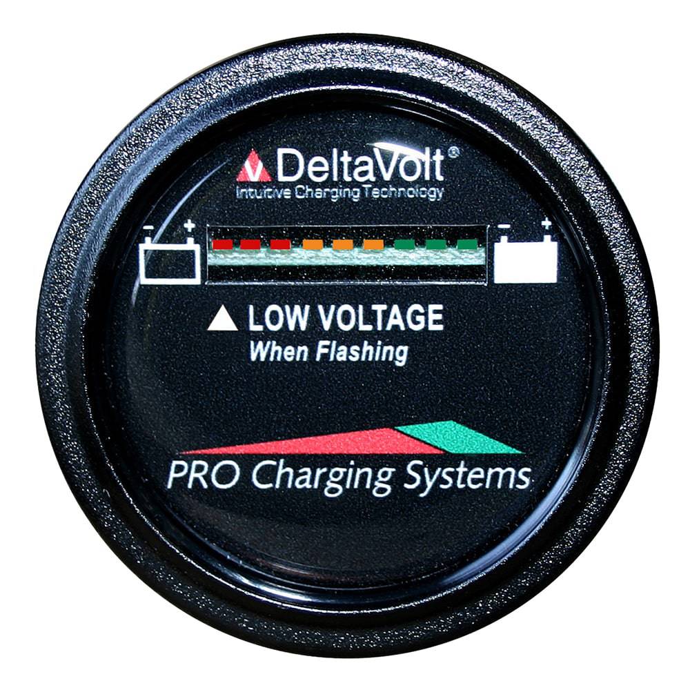 Dual Pro Battery Fuel Gauge - DeltaView Link Compatible - 36V System (3-12V Batteries, 6-6V Batteries) [BFGWOV36V] - Twin Screws Marine Service