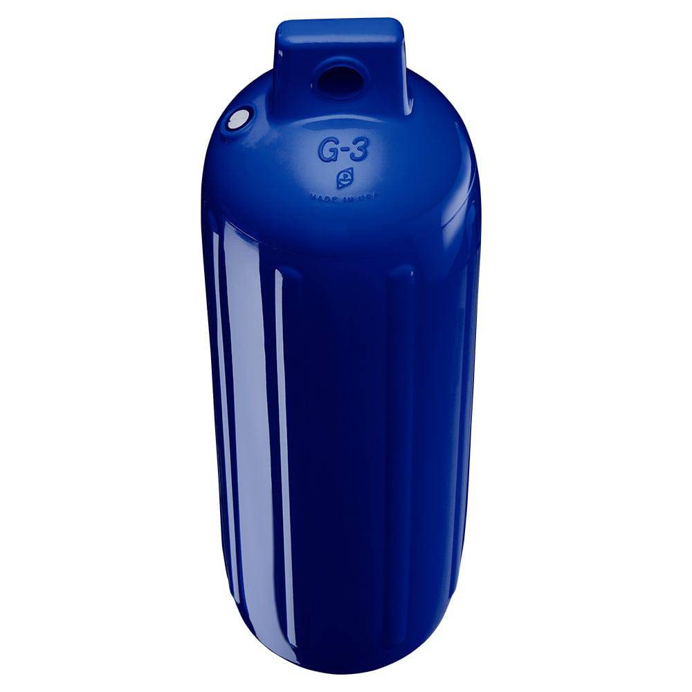 Polyform G-3 Twin Eye Fender 5.5" x 19" - Cobalt Blue w/Adapter [G-3-COBALT BLUE] - Twin Screws Marine Service