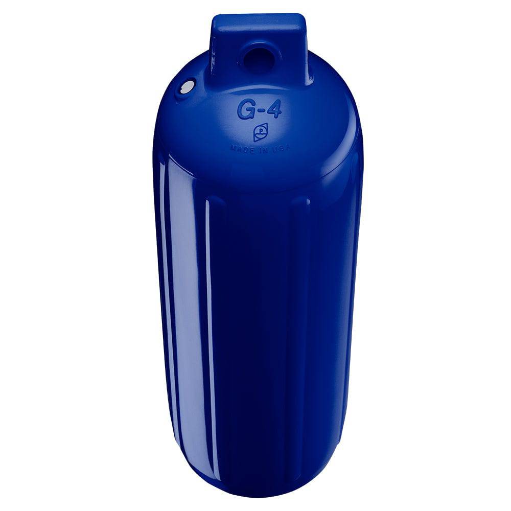 Polyform G-4 Twin Eye Fender 6.5" x 22" - Cobalt Blue w/Adapter [G-4-COBALT BLUE] - Twin Screws Marine Service