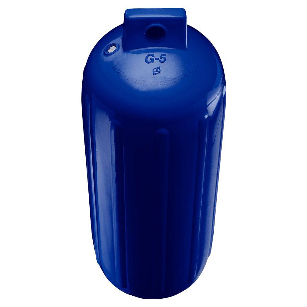 Polyform G-5 Twin Eye Fender 8.8" x 26.8" - Cobalt Blue w/Adapter [G-5-COBALT BLUE] - Twin Screws Marine Service