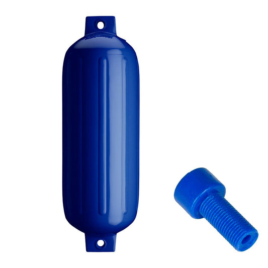 Polyform G-5 Twin Eye Fender 8.8" x 26.8" - Cobalt Blue w/Adapter [G-5-COBALT BLUE] - Twin Screws Marine Service