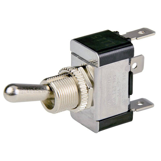 BEP SPDT Chrome Plated Toggle Switch - ON/OFF/ON [1002001] - Twin Screws Marine Service
