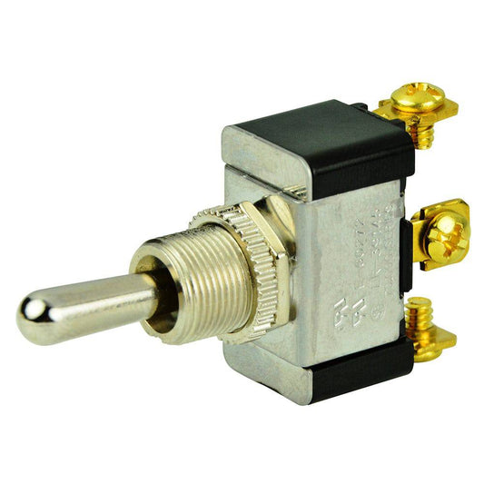 BEP SPDT Chrome Plated Toggle Switch - (ON)/OFF/(ON) [1002004] - Twin Screws Marine Service
