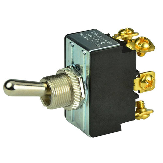 BEP DPDT Chrome Plated Toggle Switch - ON/OFF/ON [1002018] - Twin Screws Marine Service