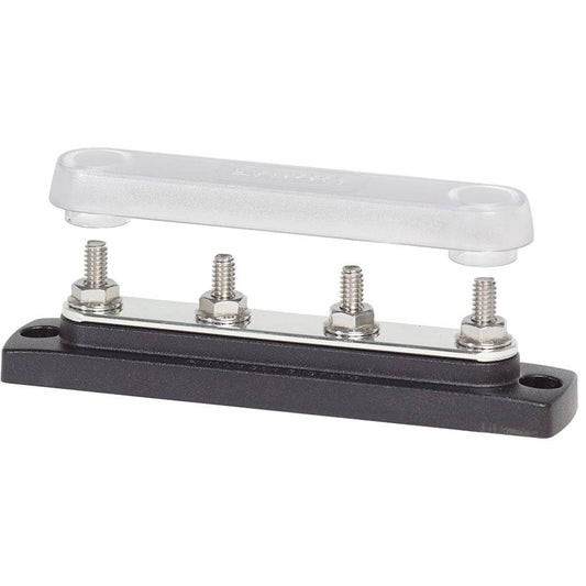 Blue Sea 2307 Common 150A BusBar - (4) 1/4"-20 Studs w/Cover [2307] - Twin Screws Marine Service