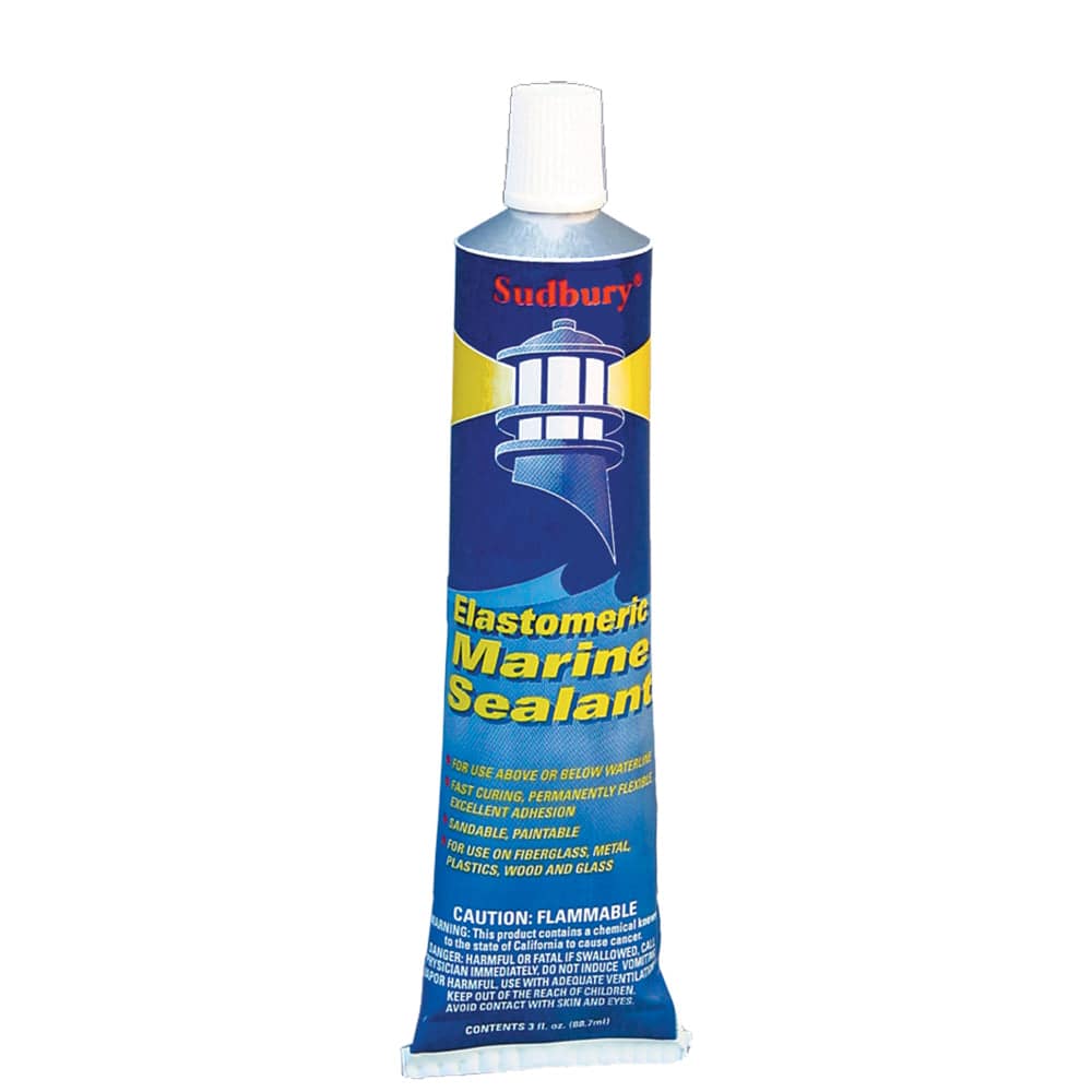 Sudbury Elastomeric 3 oz (89ml) Sealant Tube - White [320] - Twin Screws Marine Service