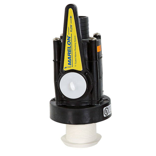 Forespar Marelon Full-Flow Seacock  1-1/2" Mushroom Through-Hull [904046ABYC] - Twin Screws Marine Service