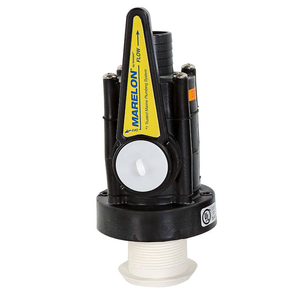 Forespar Marelon Full-Flow Seacock  2" Mushroom Through-Hull [904048ABYC] - Twin Screws Marine Service