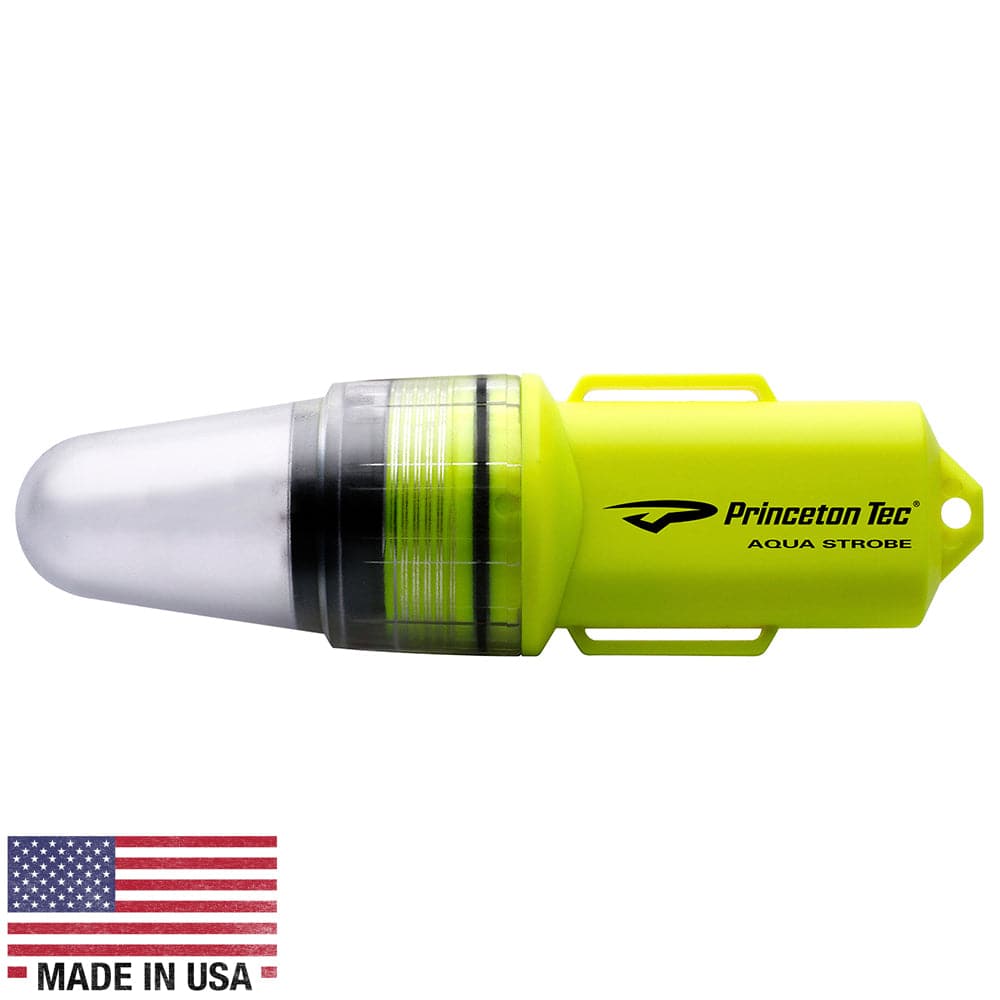 Princeton Tec Aqua Strobe LED - Neon Yellow [AS-LED-NY] - Twin Screws Marine Service