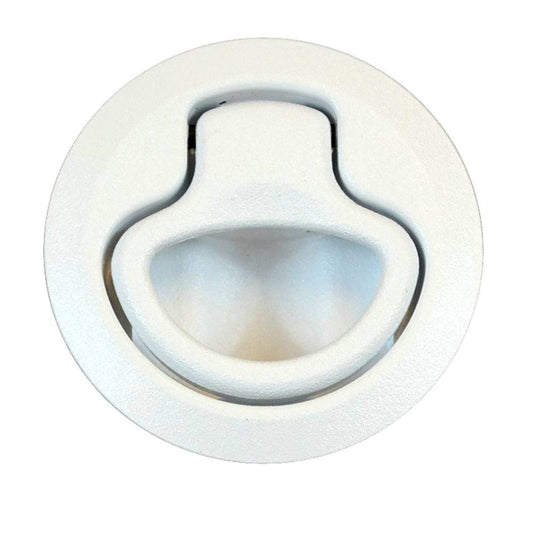 Southco Flush Pull Latch - Push To Close - Medium - White [M1-61-1] - Twin Screws Marine Service