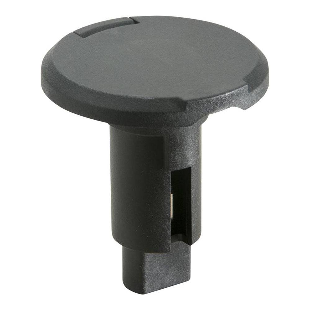 Attwood LightArmor Plug-In Base - 2 Pin - Black - Round [910R2PB-7] - Twin Screws Marine Service