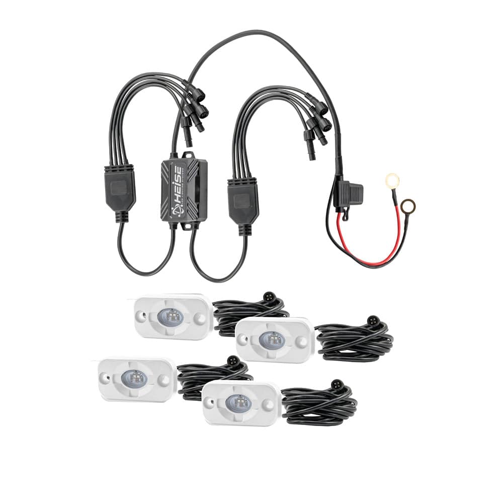 HEISE RBG Accent Light Kit - 4 Pack [HE-4MLRGBK] - Twin Screws Marine Service