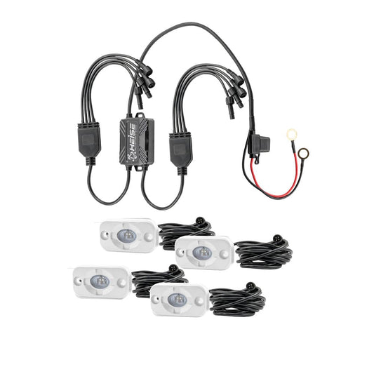 HEISE RBG Accent Light Kit - 4 Pack [HE-4MLRGBK] - Twin Screws Marine Service