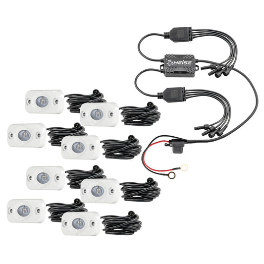 HEISE RGB Accent Light Kit - 8 Pack [HE-8MLRGBK] - Twin Screws Marine Service