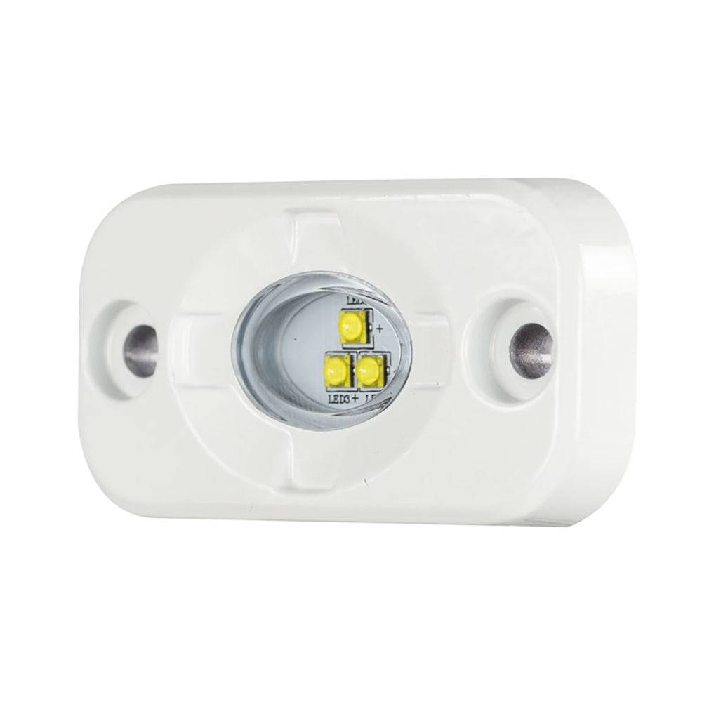 HEISE Marine Auxiliary Accent Lighting Pod - 1.5" x 3" - White/White [HE-ML1] - Twin Screws Marine Service