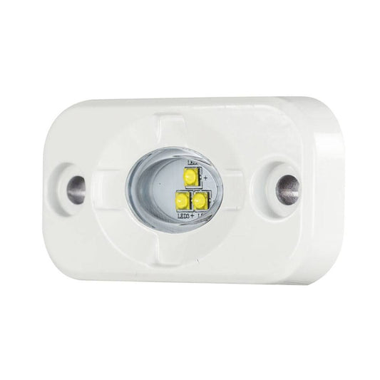 HEISE Marine Auxiliary Accent Lighting Pod - 1.5" x 3" - White/White [HE-ML1] - Twin Screws Marine Service