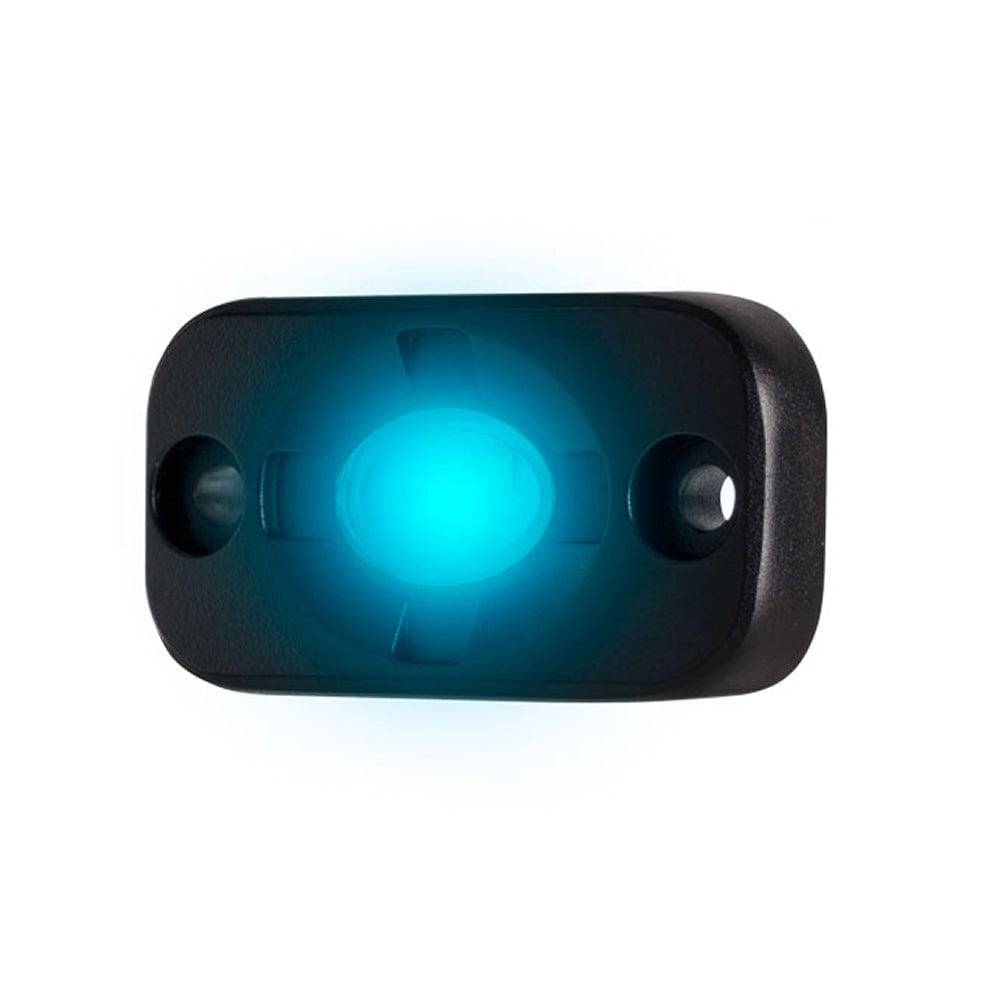 HEISE Auxiliary Accent Lighting Pod - 1.5" x 3" - Black/Blue [HE-TL1B] - Twin Screws Marine Service