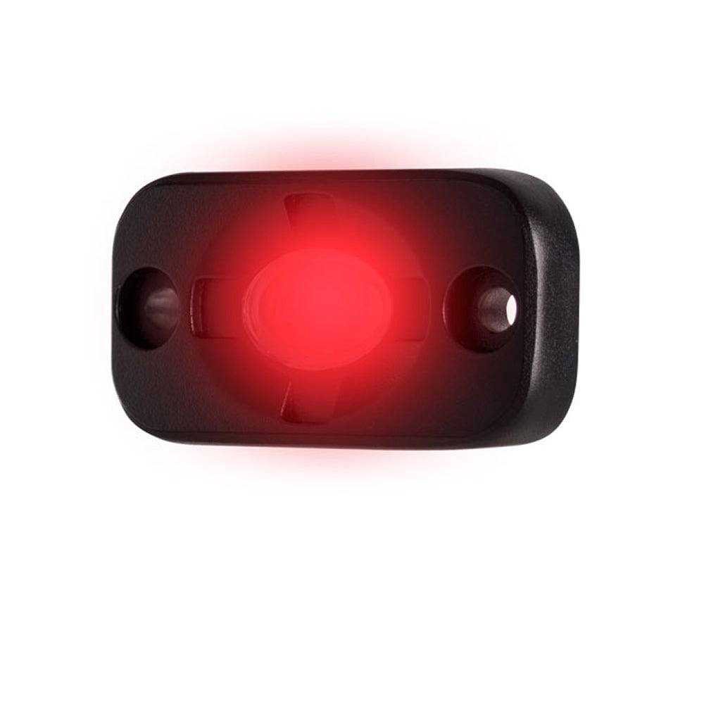 HEISE Auxiliary Accent Lighting Pod - 1.5" x 3" - Black/Red [HE-TL1R] - Twin Screws Marine Service