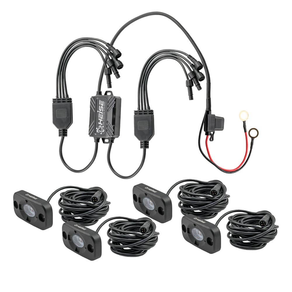HEISE RGB Accent Lighting Kit - 4 Pack [HE-4TLRGBK] - Twin Screws Marine Service