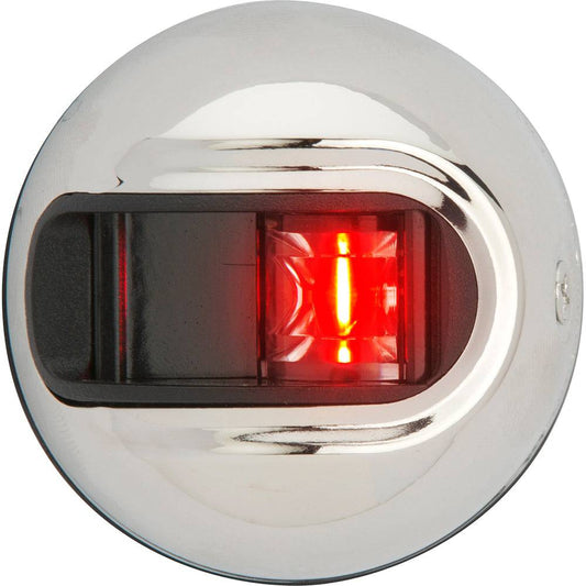 Attwood LightArmor Vertical Surface Mount Navigation Light - Port (red) - Stainless Steel - 2NM [NV3012SSR-7] - Twin Screws Marine Service