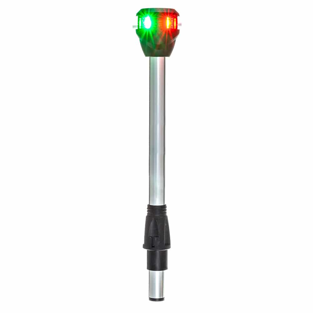 Attwood LightArmor Bi-Color Navigation Pole Light w/Task Light - Straight - 10" [NV6LC2-10-7] - Twin Screws Marine Service