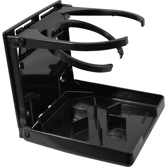 Attwood Fold-Up Drink Holder - Dual Ring - Black [2445-7] - Twin Screws Marine Service