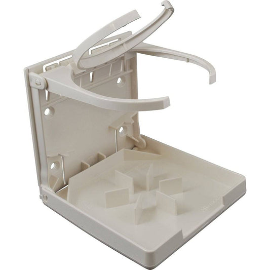 Attwood Fold-Up Drink Holder - Dual Ring - White [2449-7] - Twin Screws Marine Service