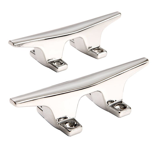 Attwood ZAMAK Chrome Plated Zinc Cleats - Pair - 4-1/2" [6244-6] - Twin Screws Marine Service