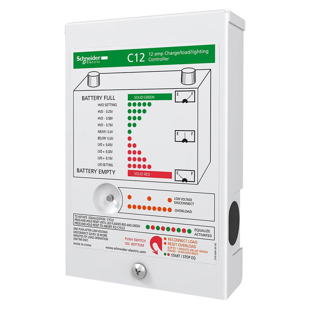 Xantrex C-Series Solar Charge Controller - 12 Amps [C12] - Twin Screws Marine Service