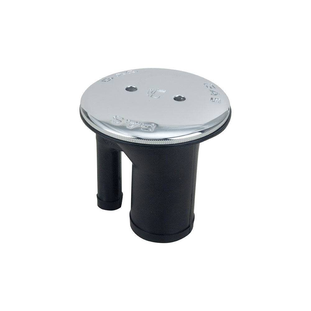 Perko 0541Vented Fill f/1-1/2" Hose - Straight Neck - Gas [0541DPGCHR] - Twin Screws Marine Service