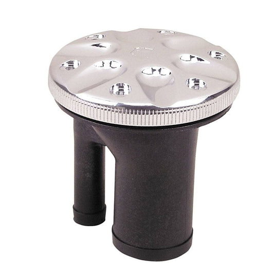 Perko 0591 Vented Fill f/1-1/2" Hose - Straight Neck - Chrome [0591DPGCHR] - Twin Screws Marine Service