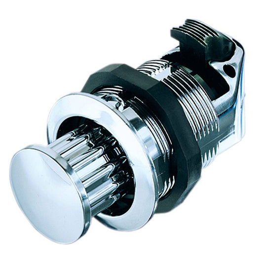 Southco Pop-Out Knob Latch Plastic Chrome Plated Fixed Grip Threaded Body .05-.75 [M1-2A-13-1] - Twin Screws Marine Service