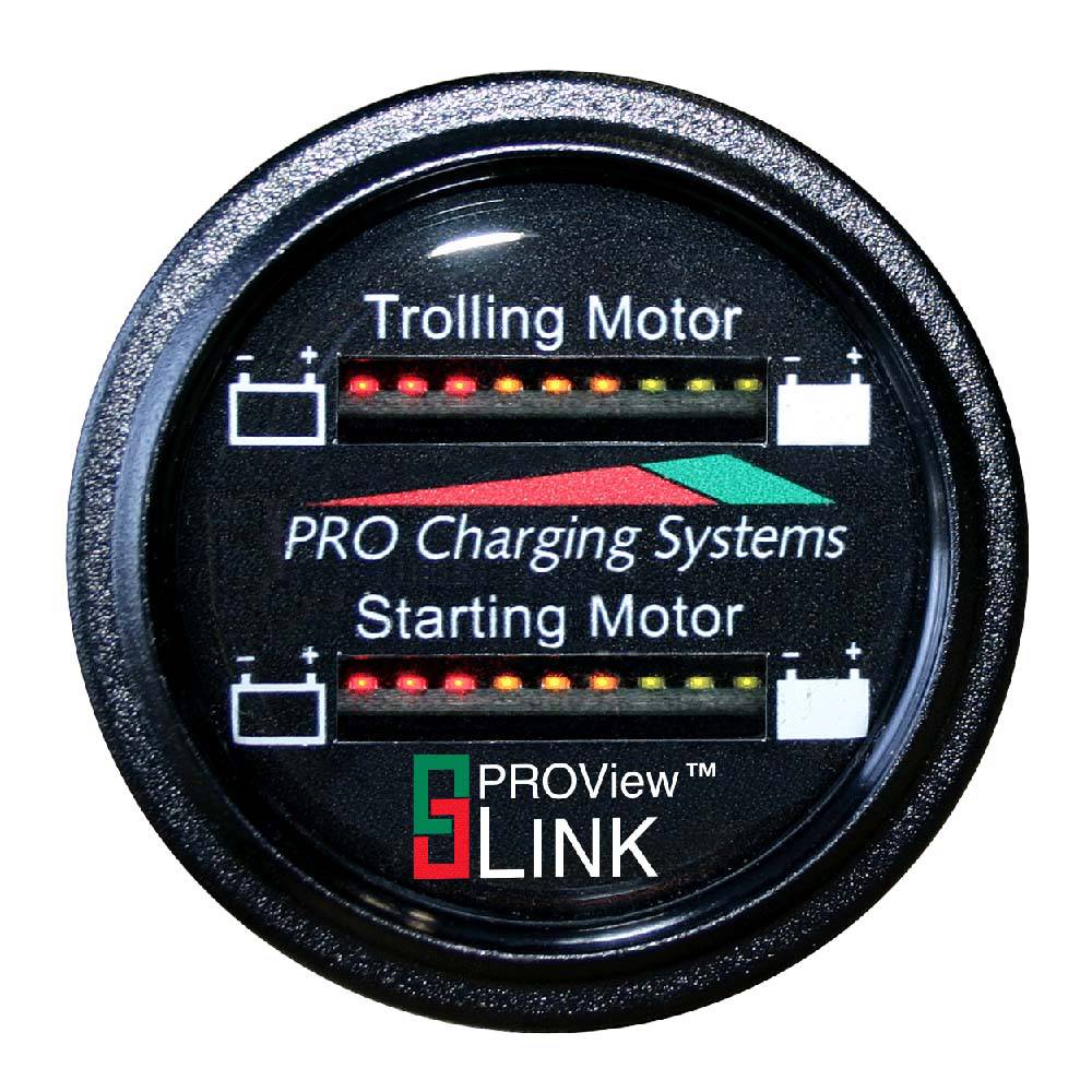 Dual Pro Battery Fuel Gauge - Marine Dual Read Battery Monitor - 12V/24V System - 15 Battery Cable [BFGWOM1524V/12V] - Twin Screws Marine Service