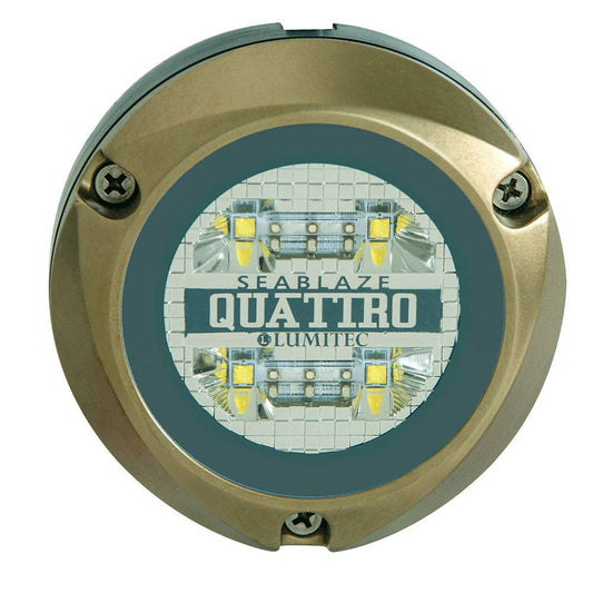 Lumitec Zambezi Quattro Surface Mount Underwater Light - White/Blue [101459] - Twin Screws Marine Service