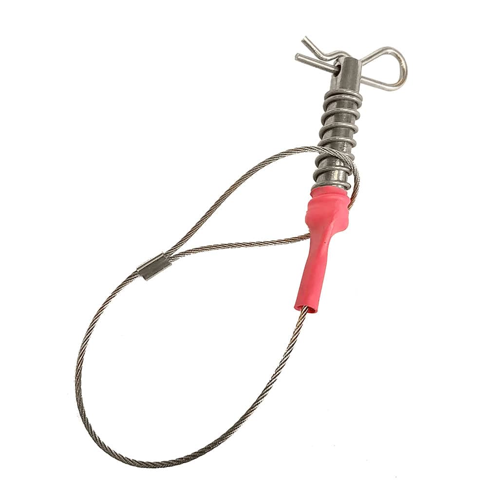 Sea Catch TR5 Spring Loaded Safety Pin - 7/16" Shackle [TR5 SSP] - Twin Screws Marine Service