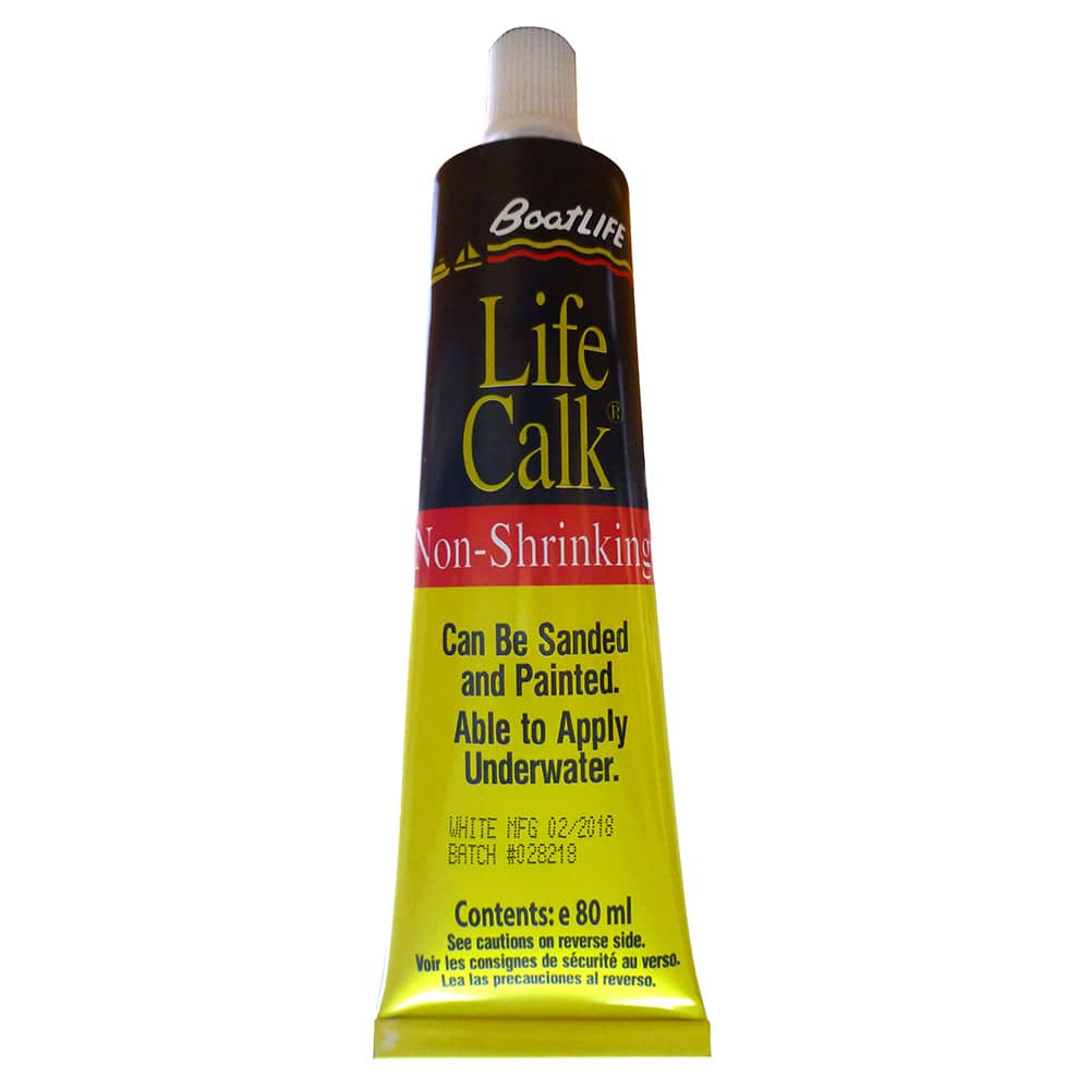 BoatLIFE Life-Calk Sealant Tube - Non-Shrinking - 2.8 FL. Oz - White [1030] - Twin Screws Marine Service